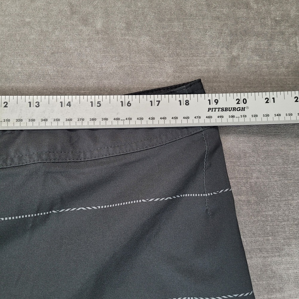 ONeill Hyperfreak Mens Board Shorts Size 36 Black Gray Geometric Striped - Picture 5 of 5